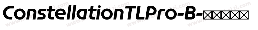 ConstellationTLPro-B字体转换