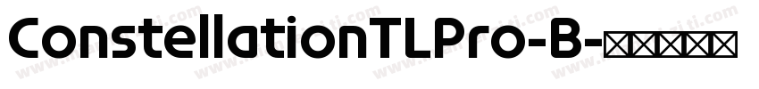 ConstellationTLPro-B字体转换