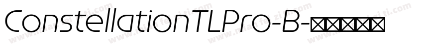 ConstellationTLPro-B字体转换