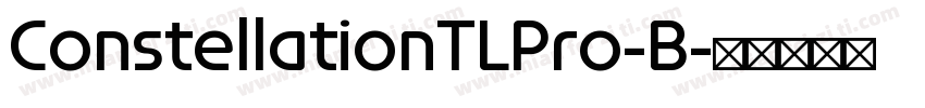 ConstellationTLPro-B字体转换