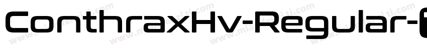 ConthraxHv-Regular字体转换