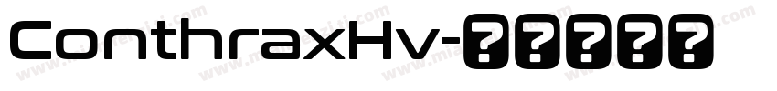 ConthraxHv字体转换