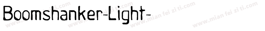 Boomshanker-Light字体转换