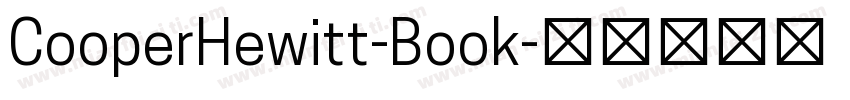 CooperHewitt-Book字体转换