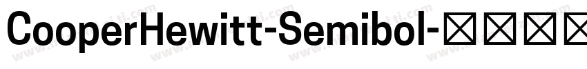 CooperHewitt-Semibol字体转换