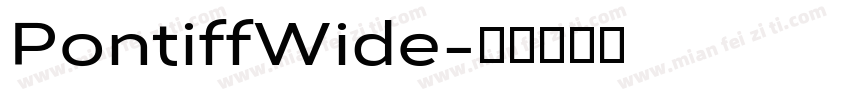PontiffWide字体转换