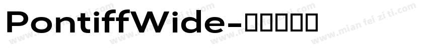 PontiffWide字体转换