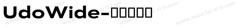 UdoWide字体转换