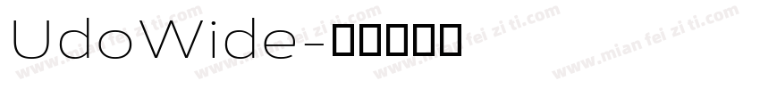UdoWide字体转换