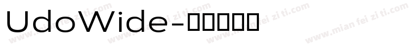 UdoWide字体转换