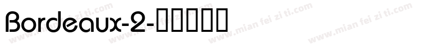 Bordeaux-2字体转换