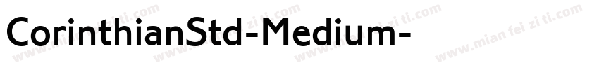 CorinthianStd-Medium字体转换