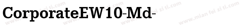 CorporateEW10-Md字体转换