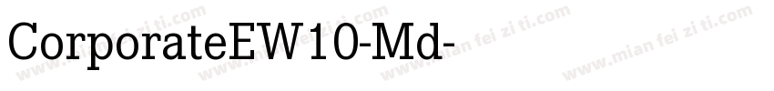 CorporateEW10-Md字体转换
