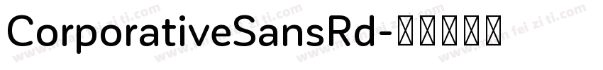 CorporativeSansRd字体转换