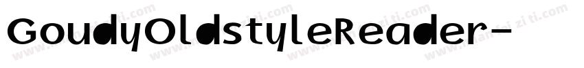 GoudyOldstyleReader字体转换