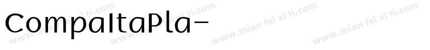 CompaItaPla字体转换