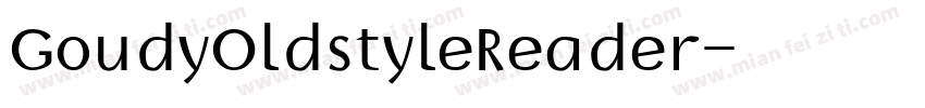 GoudyOldstyleReader字体转换