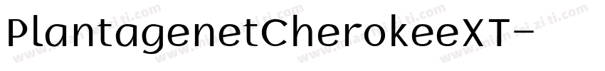 PlantagenetCherokeeXT字体转换