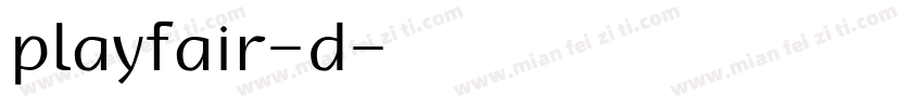 playfair-d字体转换