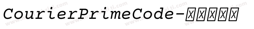 CourierPrimeCode字体转换
