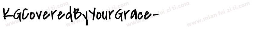 KGCoveredByYourGrace字体转换