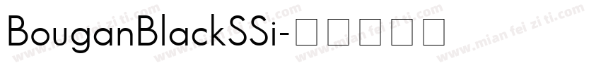 BouganBlackSSi字体转换