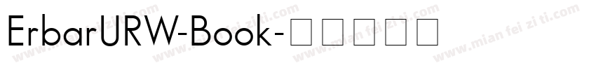 ErbarURW-Book字体转换