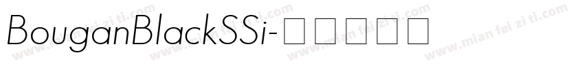 BouganBlackSSi字体转换