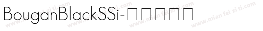 BouganBlackSSi字体转换