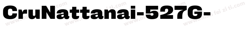 CruNattanai-527G字体转换