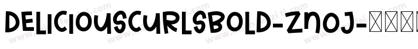 DeliciousCurlsBold-Zn0J字体转换
