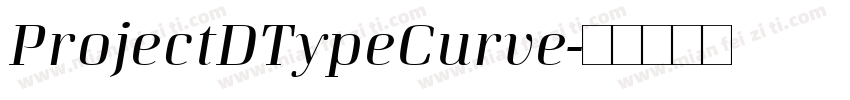 ProjectDTypeCurve字体转换