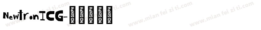 NewtronICG字体转换