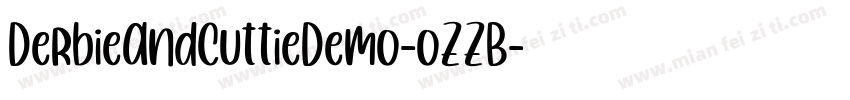 DerbieAndCuttieDemo-oZZB字体转换
