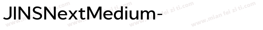 JINSNextMedium字体转换