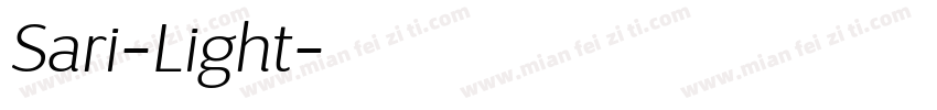 Sari-Light字体转换