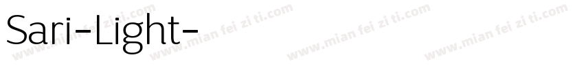 Sari-Light字体转换