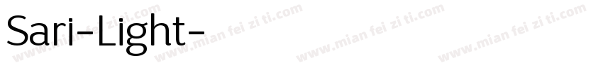 Sari-Light字体转换