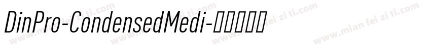 DinPro-CondensedMedi字体转换