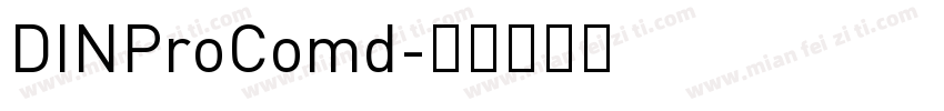 DINProComd字体转换