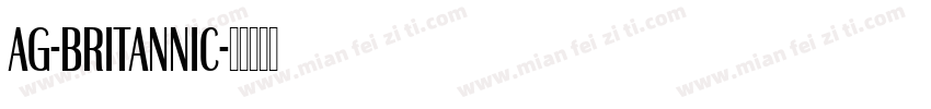 AG-Britannic字体转换