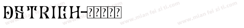 DSTRICH字体转换