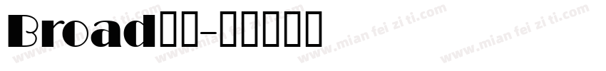 Broad字体字体转换
