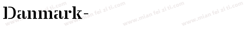 Danmark字体转换