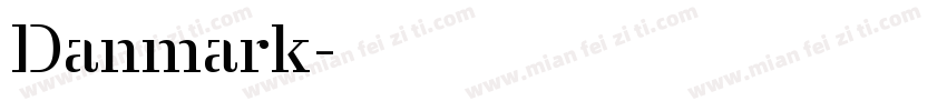 Danmark字体转换