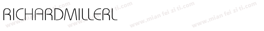 RICHARDMILLERLight字体转换