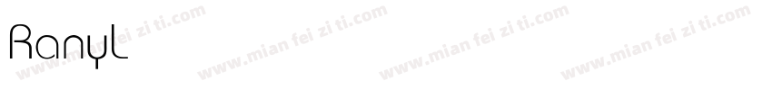 RanyLight字体转换