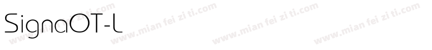 SignaOT-Light字体转换