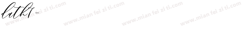 dath7字体转换